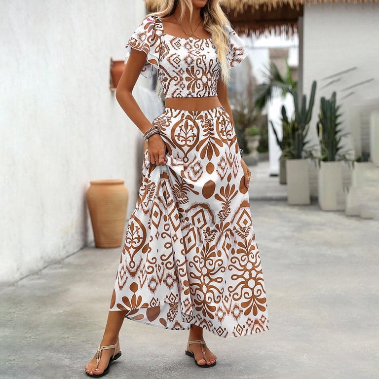 chloe chiffon maxi dress tie spaghetti straps with Ivory Garden Embossed Satin Child  Size:child-6 Women's Maje Dresses |