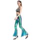 thumbnail image 2 of Women's Flared Pants Mermaid Wide Leg Pants Hippie Metallic Pants XinmuL, 2 of 4