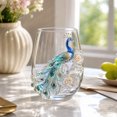thumbnail image 2 of SLYNSHome Glass Cup with Nature-Inspired Designs Animals Themed, Large Capacity Stemless Tumbler for Everyday Beverages, Elegant Drinkware for Home and Gifting, 2 of 7