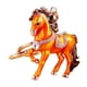 thumbnail image 1 of Llavero de caballo con brillantes diamantes de imitación incrustados, llavero decorativo de buena suerte, accesorio festivo., 1 of 8