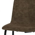 thumbnail image 5 of Simpli Home Warner Mid Century Dining Chair (Set of 2) in Distressed Brown, 5 of 5