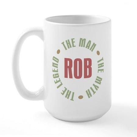 

CafePress - Rob Man Myth Legend Large Mug - 15 oz Ceramic Large Mug