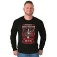 thumbnail image 3 of Retired Firefighter Proud Volunteer Men's Big & Tall Long Sleeve Graphic Tee Brisco Brands 2X, 3 of 5
