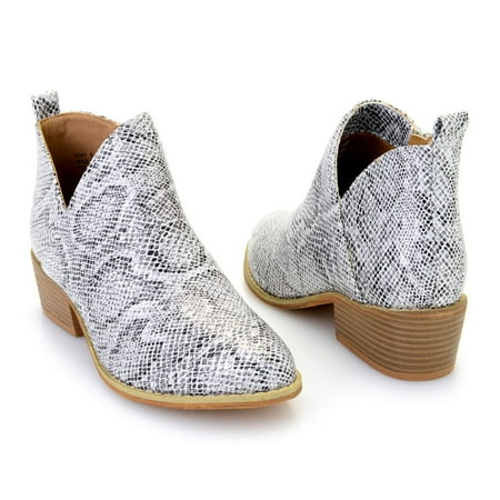 

Corkys Port Side Zip Printed Ankle Boots