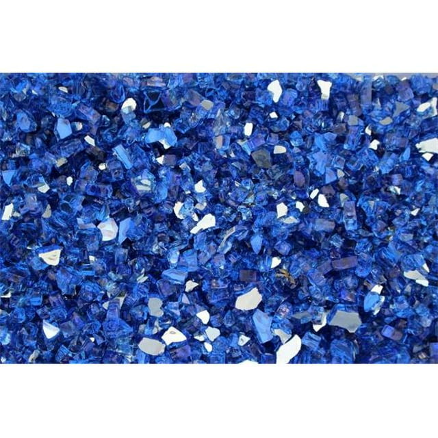 Dragon Fire Glass DFG25-R02 25 LB Verre Trempé Réfléchissant Bleu Cobalt