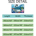 thumbnail image 2 of FREEAM Soft Kids Rug Cartoon Sea Animals Area Rug Children Non Skid Animal Area Rug for Playroom & Nursery - 60x39 inch, 2 of 6