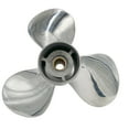 thumbnail image 4 of Propeller 12x13 for YAMAHA Outboard 3 Blades Stainless Steel Prop 13 Tooth RH, 4 of 4