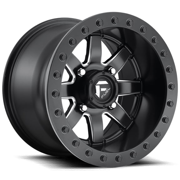 Fuel Maverick Beadlock 14x8 ATV/UTV Wheel - Matte Black/Milled (4/137) 4 4