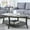 Gray, variant on Birch Wood Oval - Additional Shelf for Storage - Any Living Space - Adds Warmth to Room