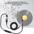 thumbnail image 1 of Cable de reemplazo de Auriculares MMCX, Cable de extensión de Auriculares TPE con Conector de 3.5 mm para Shure se215 se425 se535 se846 ue900(Negro con Mic), 1 of 6