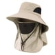 thumbnail image 3 of Cape de pesca para hombres sombrero de playa para el montañismo al aire libre Viajes de vacaciones deportivas Caqui, 3 of 8