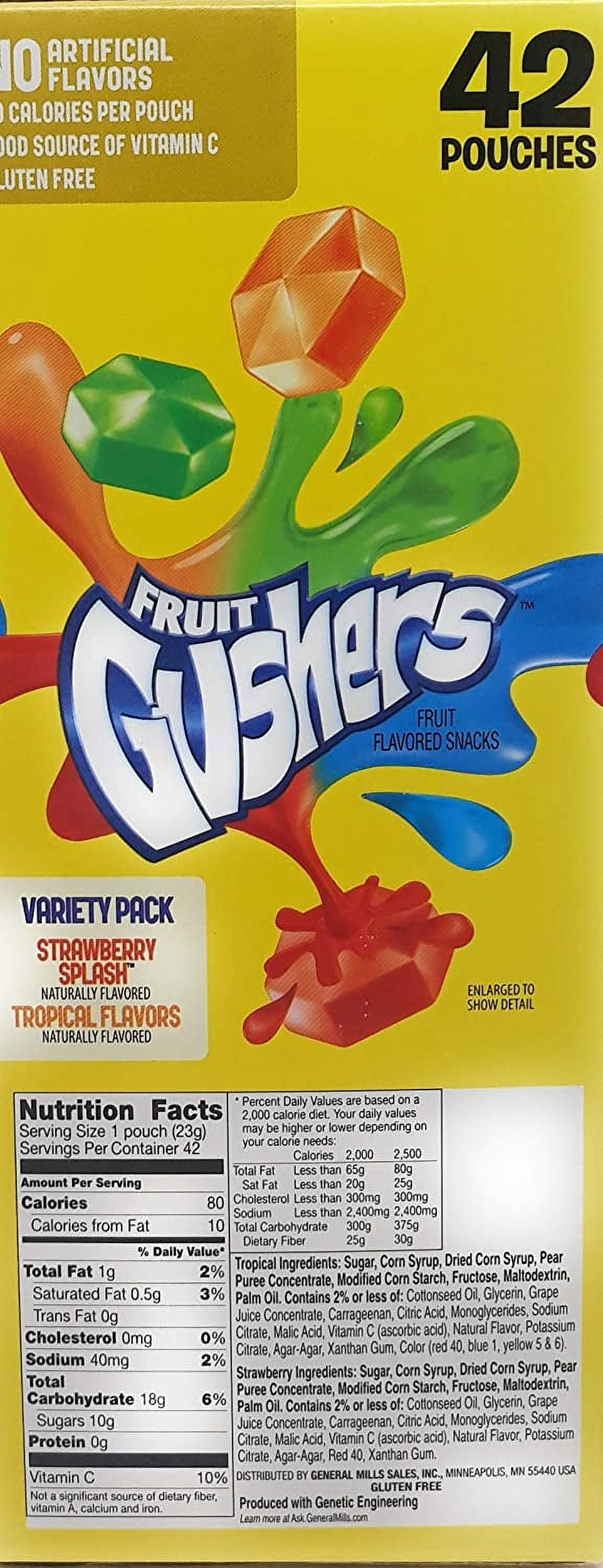 Gushers Strawberry Splash and Tropical Flavors (0.8 oz., 42 ct.)