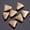 Beige, variant on U8MO 10pcs Triangle Shape 16mm Handmade Ceramic Porcelain Loose Beads Lot DIY Jewelry-Brownish Purple