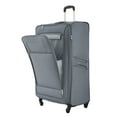 thumbnail image 3 of Protege Arendale 32" Soft Side Expandable Rolling Spinner Luggage, Gray, 3 of 10