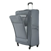 Protege Arendale 32 Soft Side Expandable Rolling Spinner Luggage, Gray