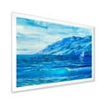 thumbnail image 2 of Designart 'Sunrise Glow On The Sea Waves II' Nautical & Coastal Framed Art Print, 2 of 4