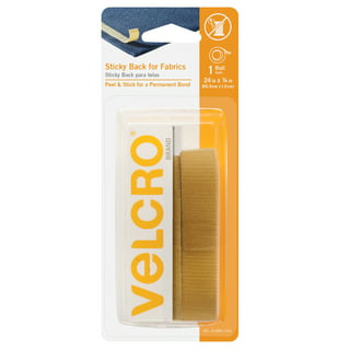 VELCRO Brand for Fabrics, Iron On Tape for Alterations and Hemming, No  Sewing or Gluing, Heat Activated for Thicker Fabrics