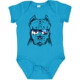 thumbnail image 3 of Inktastic Pitbull Sketch Portrait with Sunglasses Boys or Girls Baby Bodysuit, 3 of 5