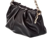 Christian Louboutin Eva Small Leather Pouchette, 36, Black