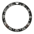 thumbnail image 2 of Ceramic Watch Bezel Ring White Digit Black Base Insert Replacement Parts, Polished  Prevent Scratch, Multiple Applicable Place with Ceramic Material for Watch Repairer, 2 of 7