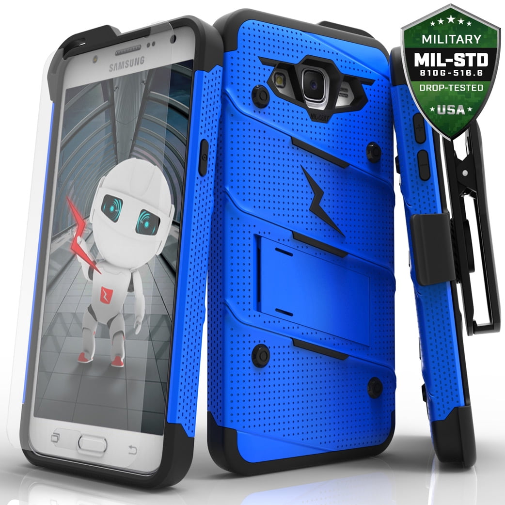 Samsung Galaxy J7 Case, Zizo [Bolt Series] w/ FREE [Galaxy J7 Screen ...