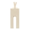 thumbnail image 2 of Baby Girl Tights High Waist Suspender Pantyhose with Bow Cute Leggings Fall Winter Clothes, 2 of 7