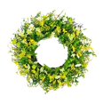 thumbnail image 3 of simhoa Flower Wreath Decorative Elegant Simple Hanging for Wedding Home Celebration 40CM, 3 of 8