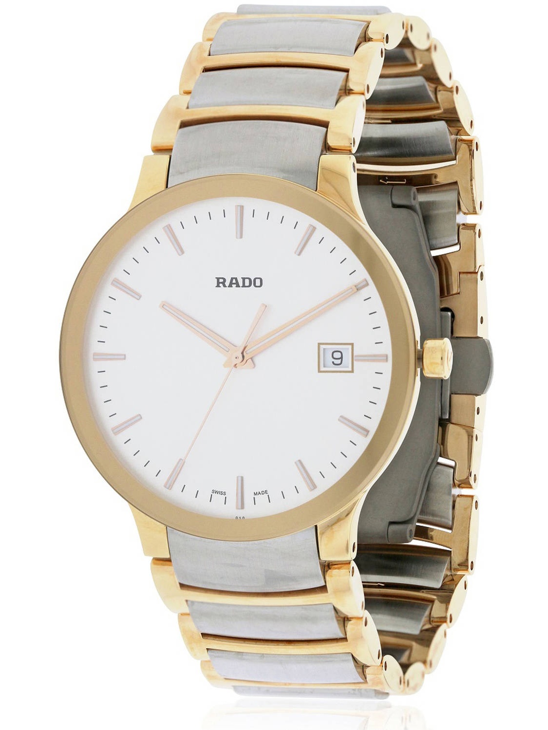 Rado Rado Centrix Rose Gold Tone Mens Watch R30554103 Walmart Com Walmart Com