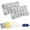 Gray*2, variant on Cooling Marshmallow Puff Pillow, Soft Cloud Puff Sleep Pillow with Neck and Shoulder Support, Breathable Washable Bed Pillow for Side, Back and Combination Sleepers (Gray)