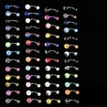 thumbnail image 2 of ZheElen 30PCS/Set Acrylic Belly Button Ring Navel Piercing Navel Bar Navel Piercing Rings Dangle Belly Rings, 2 of 7