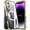 Gold, variant on Plating Matte for iPhone 16 Case, [Drop Protection] [Anti-Fingerprint] Silky Touch Hard PC Back with Non-Slip Metal Edge, Shockproof Case for iPhone 16, Gold