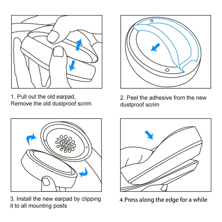Ear Pads Cushions for Studio 2.0 Wired/Wireless B0500/B0501 & Beats Studio 3.0