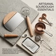 thumbnail image 2 of Sourdough Starter Kit for Beginners, 22PCS Sourdough Bread Baking Kit with 9” & 10” Banneton Proofing Baskets, Starter Jar with Thermometer & Aluminum Lid, Lame, Dough Mat, Bread Bags, 2 of 10