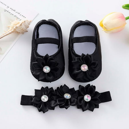 

Bnwani Children S Casual Shoes Infant Girl Sandals Toddler Boys Non-Slip Soft-Soled Sandals Black Size 6-9 M
