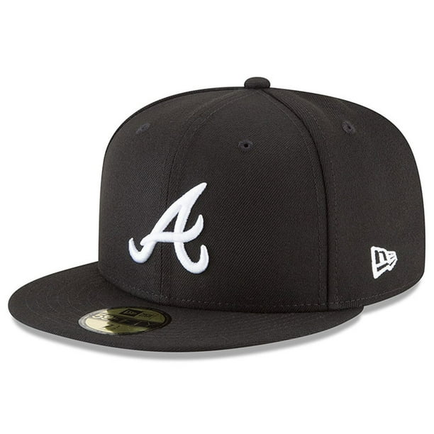 Atlanta Braves New Era 59fifty Fitted Hat Black Walmart Com
