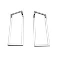 thumbnail image 1 of For Mitsubishi Delica D5 2020 2021 Car Chrome Rear Reflector Fog Light Lamp Cover Trim Bezel Frame Car Styling, 1 of 1