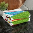 thumbnail image 6 of T-fal Pigment Print Dual Woven Kitchen Towels, Two Pack, Dish Stack, 6 of 7