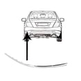 thumbnail image 5 of Rear bumper trim compatible with Mercedes-Benz C207 E200 E220 E250 E350-YI WU CHUN HUI, 5 of 5