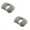 Grey, variant on 2PC Auto Inflatable Travel Neck Pillow | U-Shape Portable Cushion Support | Car Airplane Office Cervical Relief | Soft Comfort Inflatable Pillow