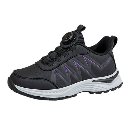 

Jungdeepe Lovers Autumn And Winter Leather Knob Lace Up Sneakers Casual And Comfortable Shoes For Men And Women