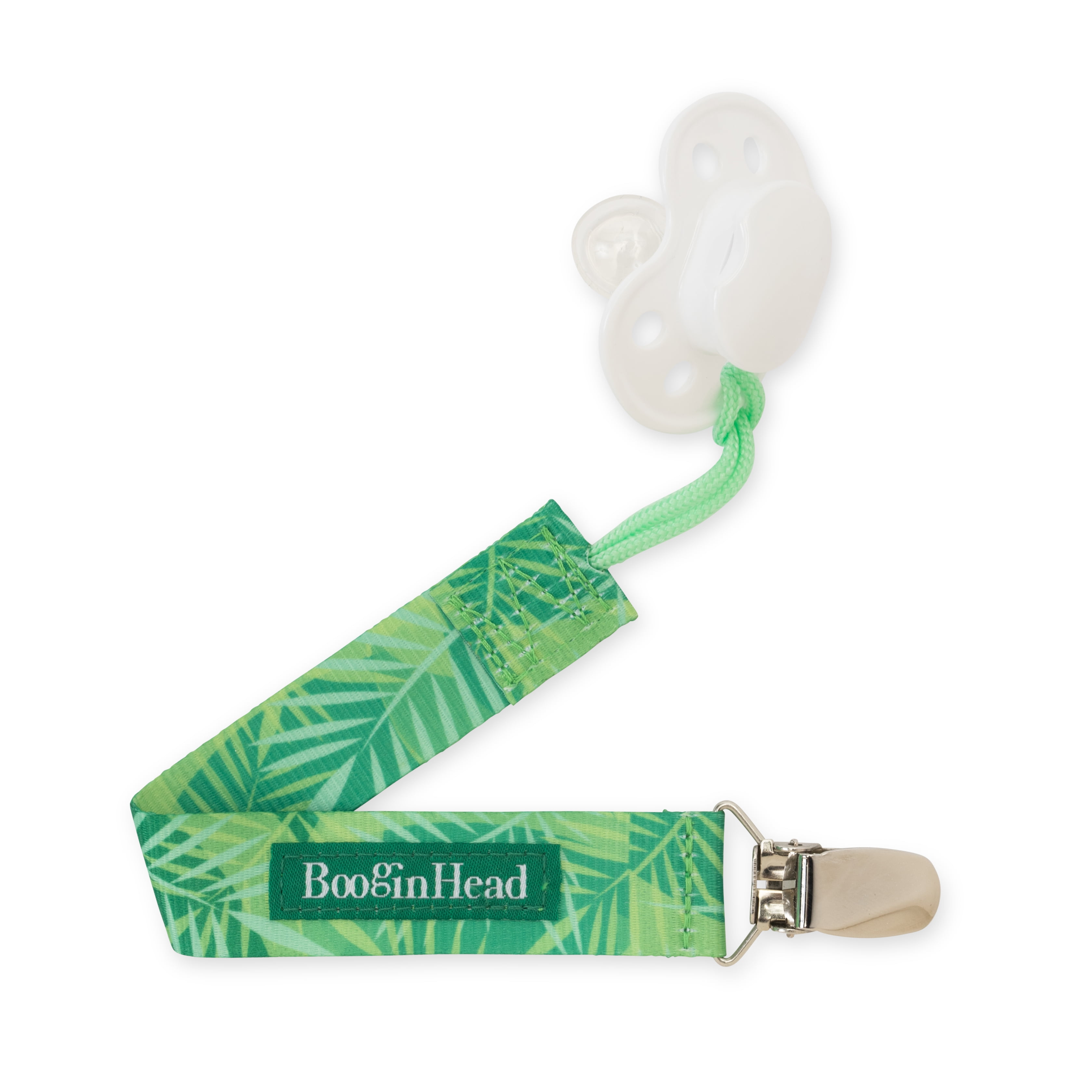 BooginHead Universal Pacifier Holder Stuffed Animal, Infant Toddler Boys and Girls, Sloth