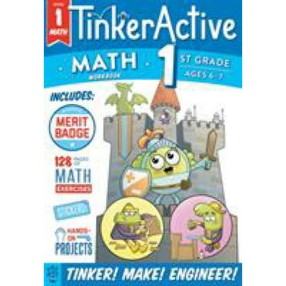 Pre-Owned Tinkeractive Workbooks: 1st Grade Math (Paperback) 1250307228 9781250307224