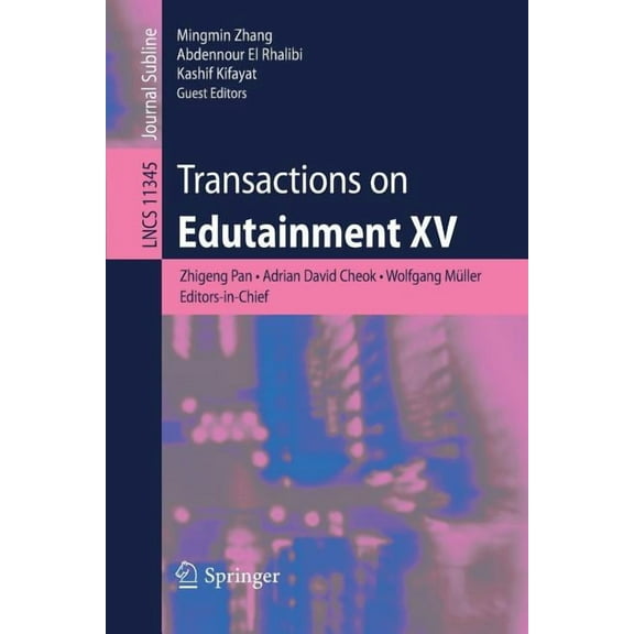 Transactions on Edutainment XV, (Paperback)