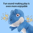 thumbnail image 3 of Chew Dinosaurs Shape Dog Toy Featuring Squeaker Sound for Teeth Playtimes Enjoyment, 3 of 11