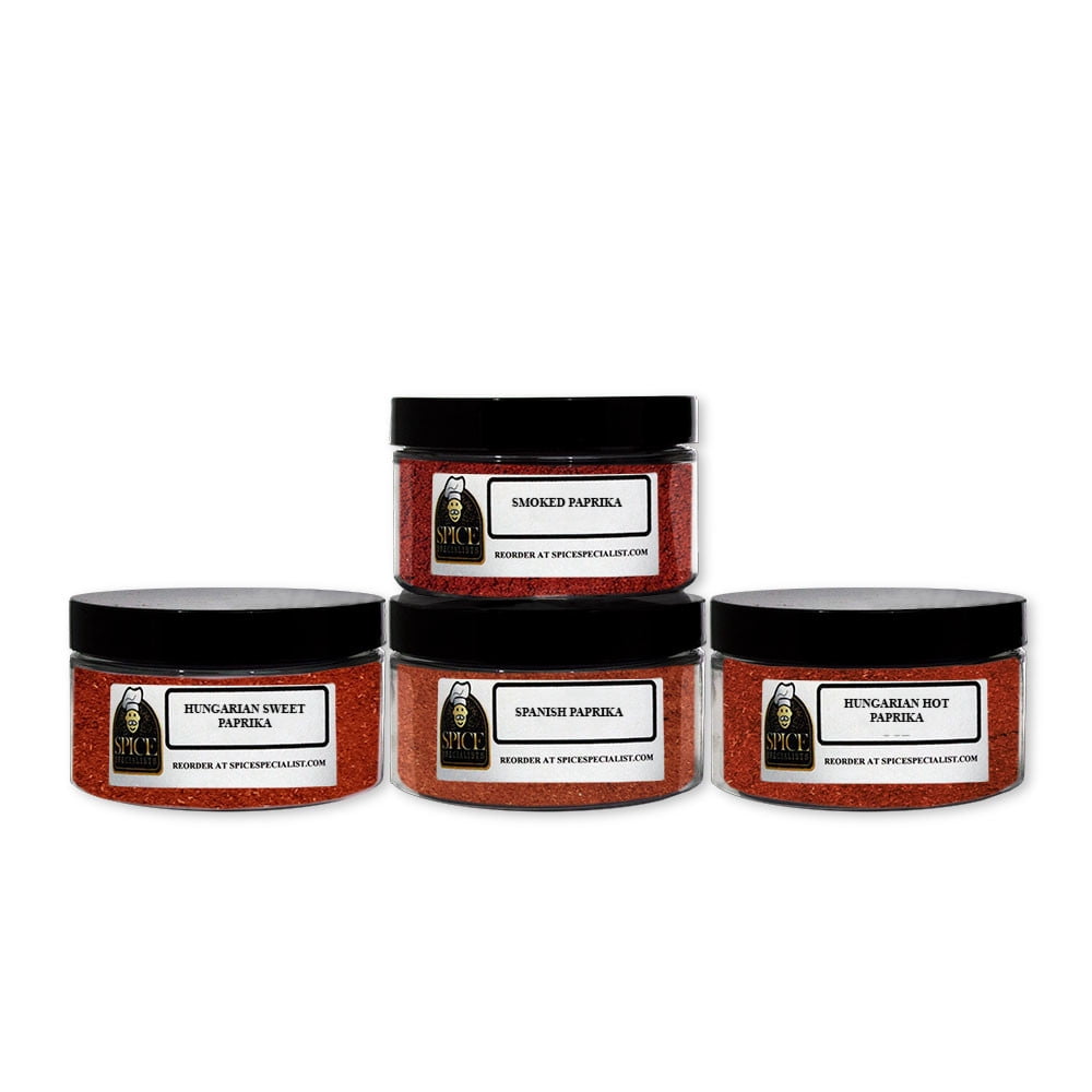 Paprika Assortment Gift Set - 4 Seasonings Included - Weight Varies by Spice
