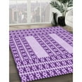 thumbnail image 3 of Ahgly Company Machine Washable Indoor Rectangle Transitional Blossom Pink Area Rugs, 8' x 12', 3 of 7