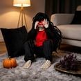 thumbnail image 4 of Voice Control Halloween Skull, Animated Skull Decoration with Sound Effects and Light, Scary Halloween Props for , Spooky Home Decor Indoor Outdoor, 4 of 6