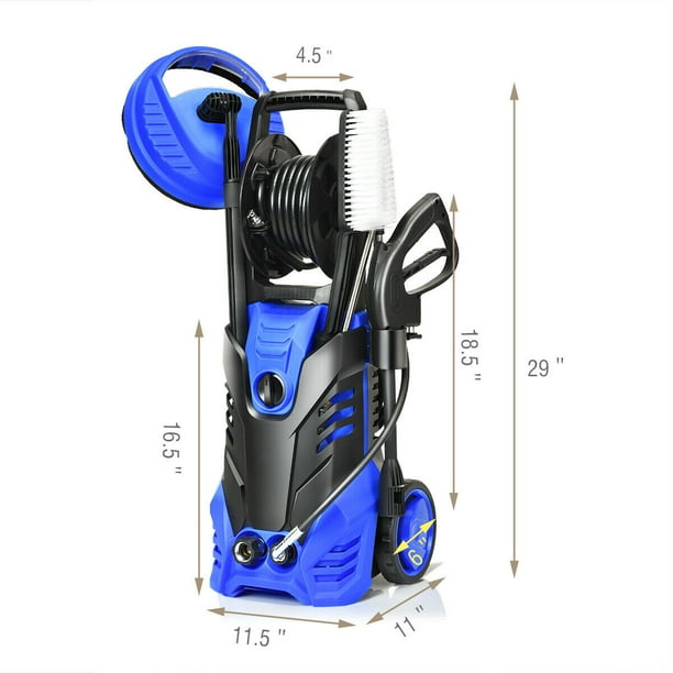 Gymax 3000PSI Electric High Pressure Washer 2000W 2GPM w Patio