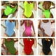 thumbnail image 5 of Toystoory Mono de mujer traje de baño de verano sin espalda sin mangas traje de baño ropa de playa ropa de deportes acuáticos al aire libre Traje de baño Rojo METRO, 5 of 6