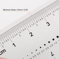 thumbnail image 4 of Unique Bargains Flexible Ruler 8 Inch 0.5mm Scale PET Plastic Film Straight Ruler, 4 of 6